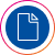 icono azul y blanco documento