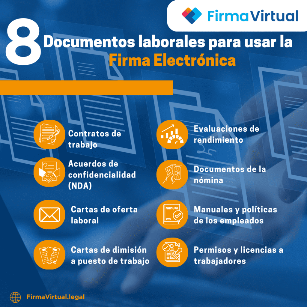 Documentos laborales para usar la Firma Electrónica